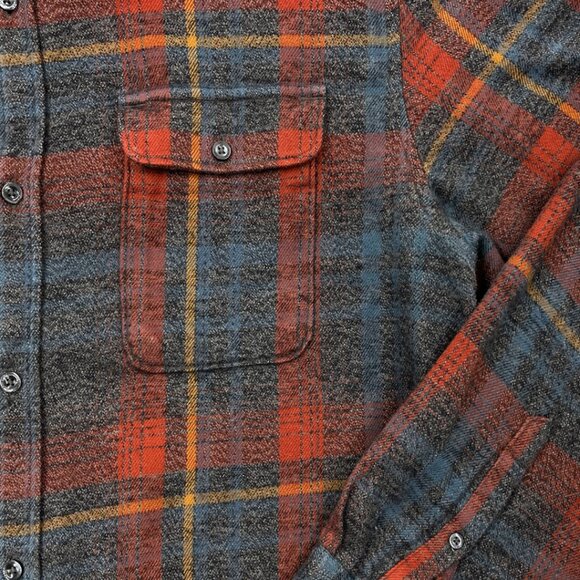 The North Face Cotton Flannel Plaid Shirt Men's Size 2XL - Picture 4 of 10